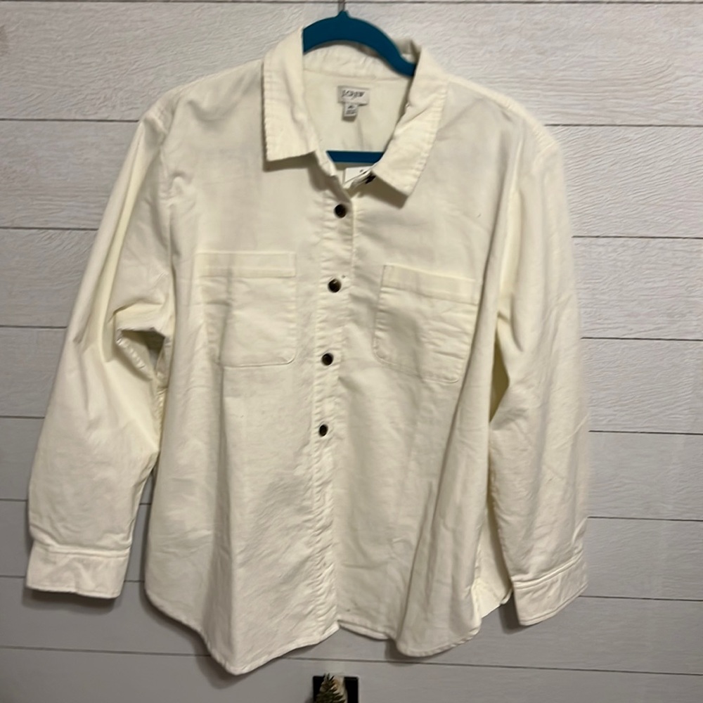 J.Crew Corduroy Shacket NWT XL